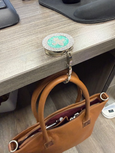 FLEUR DE LIS PURSE HOLDER