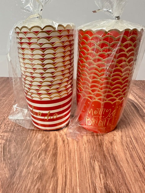 HOLIDAY BAKING CUPS - SET OF 16 ASSORTED STYLES