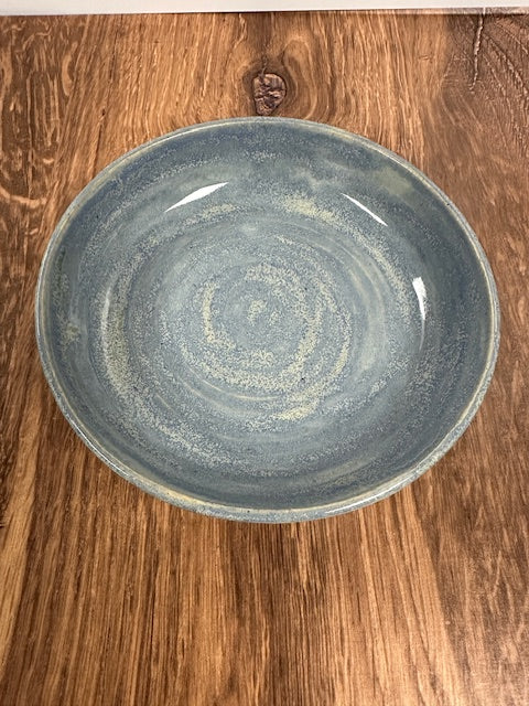 SARAH FORNO POTTERY - SMALL BLUE BOWL 6.25"DIA x 1.25"T