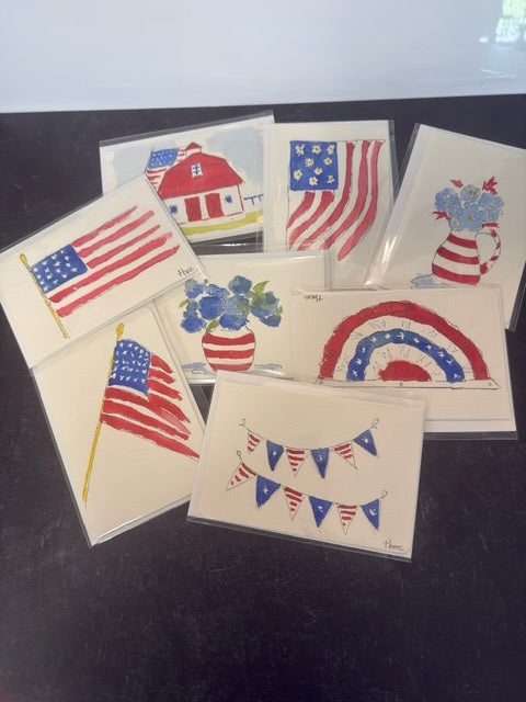 ORIGINAL WATERCOLORS BY THEO BEE - GREETING CARDS
