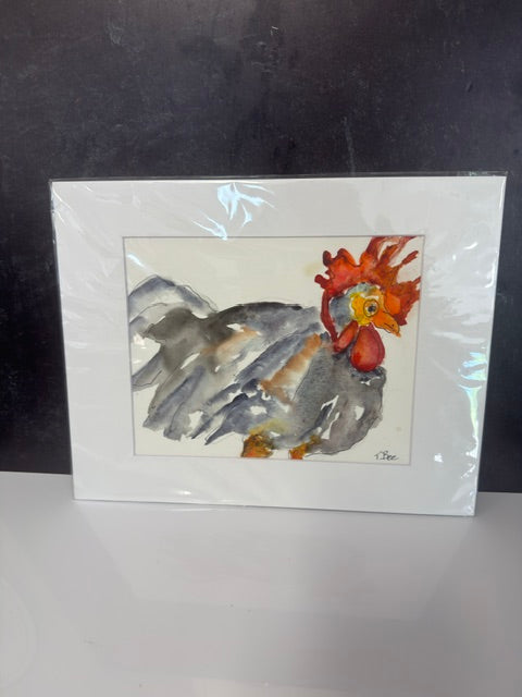 ORIGINAL WATERCOLORS BY THEO BEE - MATTED 11x14