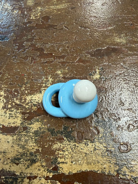 BLUE CERAMIC PACIFIER