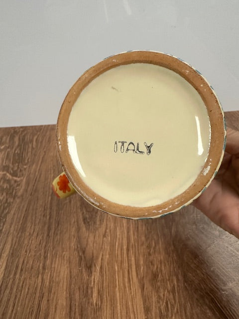 VINTAGE ITALIAN HAND-PAINTED ROOSTER MUGS - ASSORTED