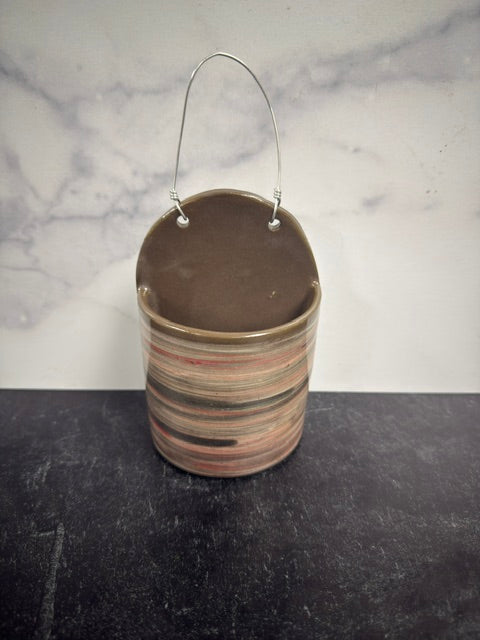 POTTERY BY SARAH FORNO - WALL POCKET VASES ASSORTED