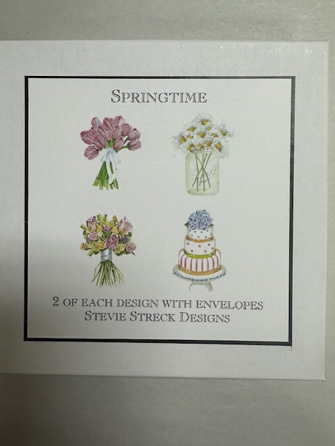 STEVIE STRECK DESIGNS - GIFT BOX NOTE CARDS - ASSORTED