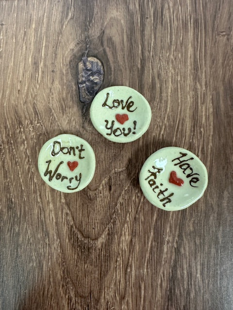 POTTERY BY SARAH FORNO - POCKET COINS - ASSORTED
