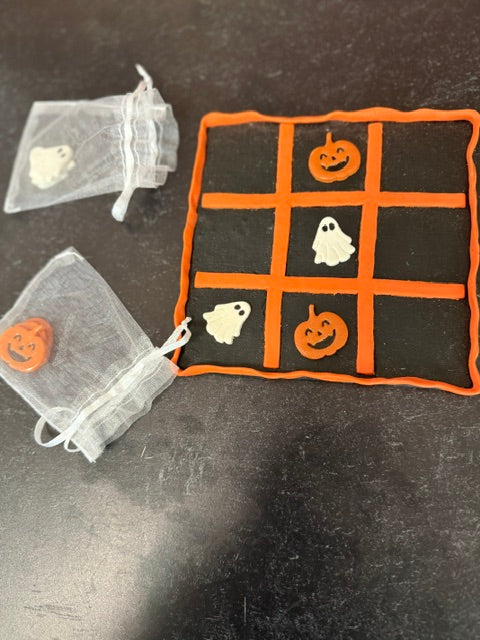 CHERRYLAYNE & CO. POLYMER CLAY TIC TAC TOE GAME - ASSORTED