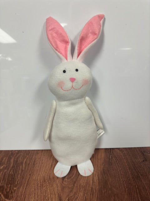 EASTER BUNNY WHITE RABBIT 14" WITH WEIGHTED BOTTOM