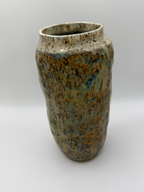 POTTERY BY SARAH FORNO - TALL TAN VASE