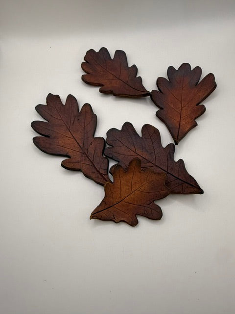 POTTERY BY SARAH FORNO - FALL OAK LEAF - ASSORTED