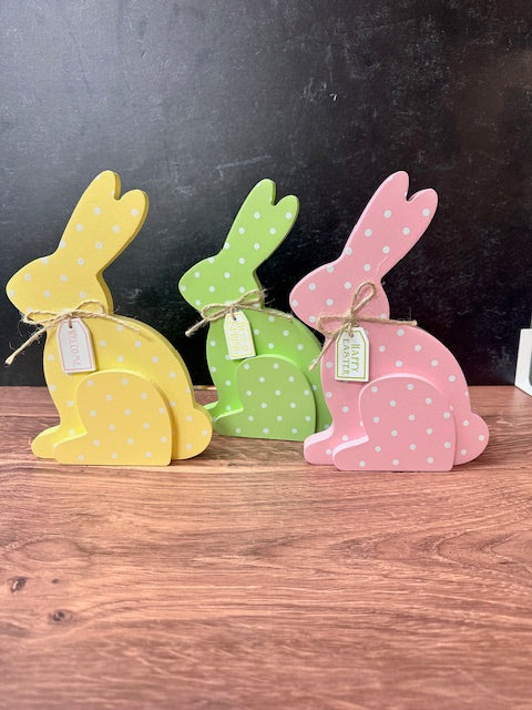 POLKA DOT BUNNIES - ASSORTED