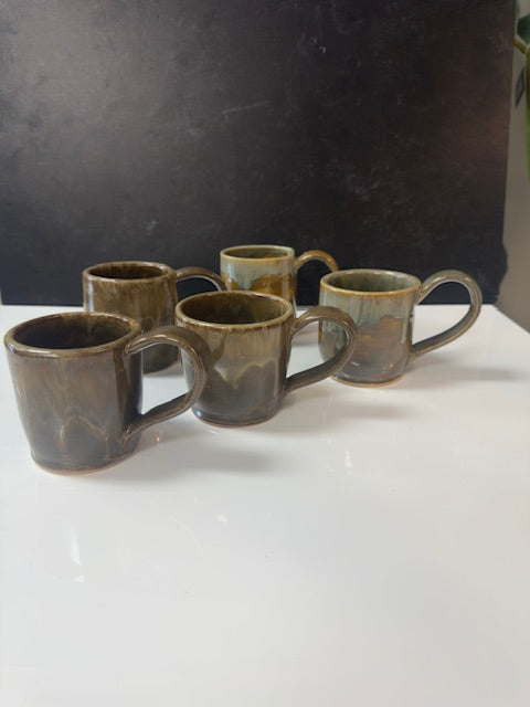 STUDIO WEST POTTERY - MUGS 6oz -ASSORTED