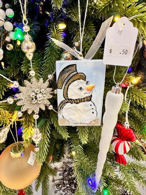 EVA CHAMPION ARTWORK - WOODBLOCK CHRISTMAS ORNAMENTS - ASSORTED STYLES