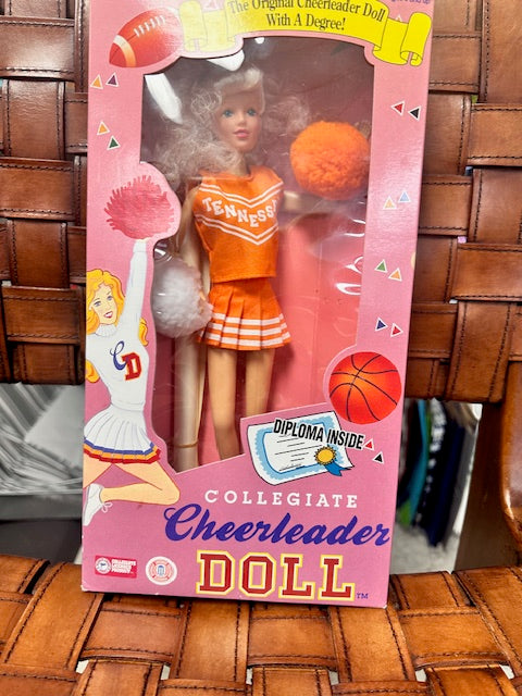 VINTAGE COLLEGIATE CHEERLEADER DOLL - UNIVERSITY OF TENNESSEE