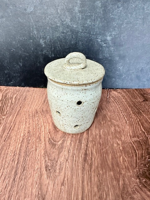 POTTERY BY SARAH FORNO - GARLIC HOLDER ASSORTED