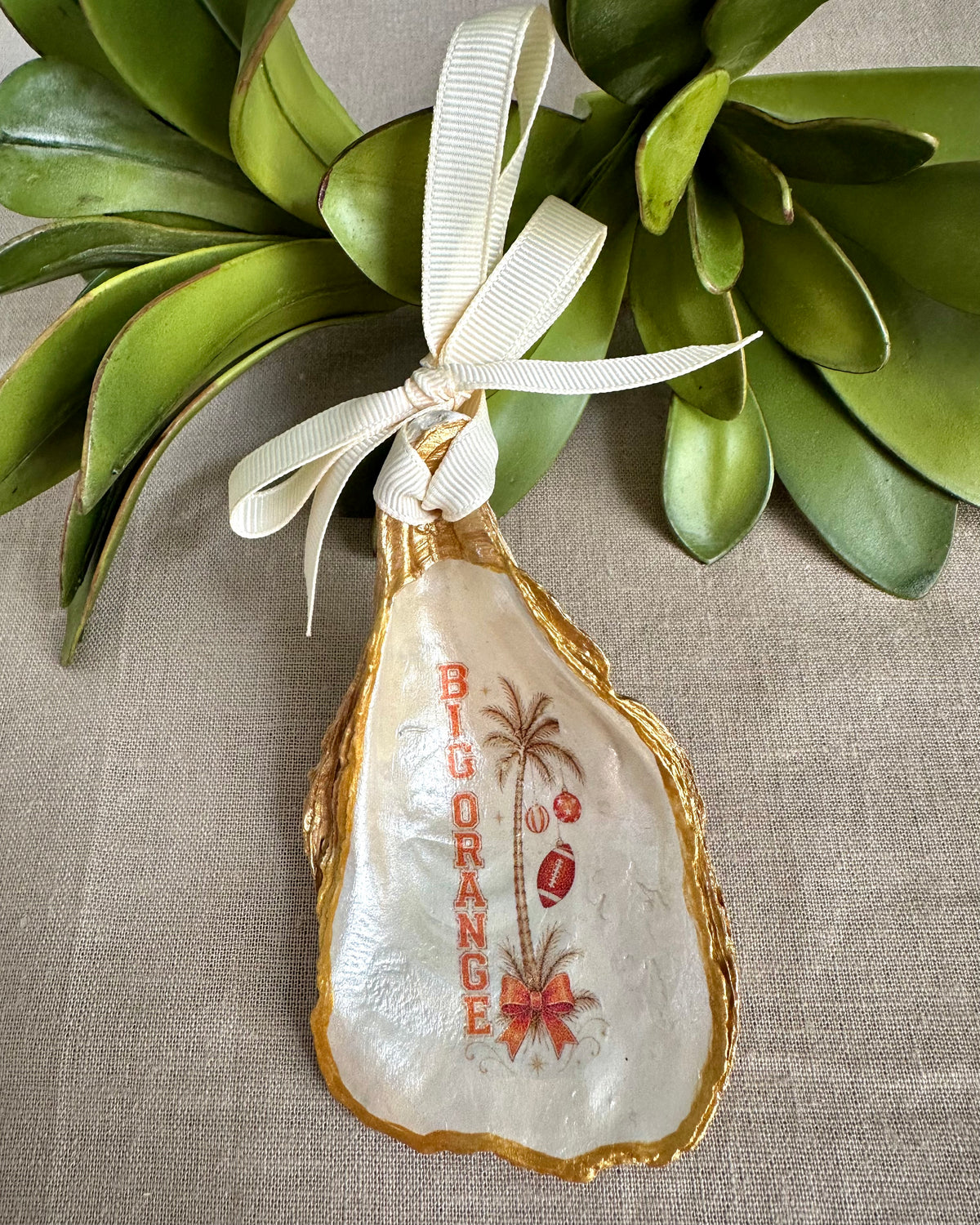 SHELLS + SALT - HANDCRAFTED OYSTER SHELL ORNAMENTS - ASSORTED