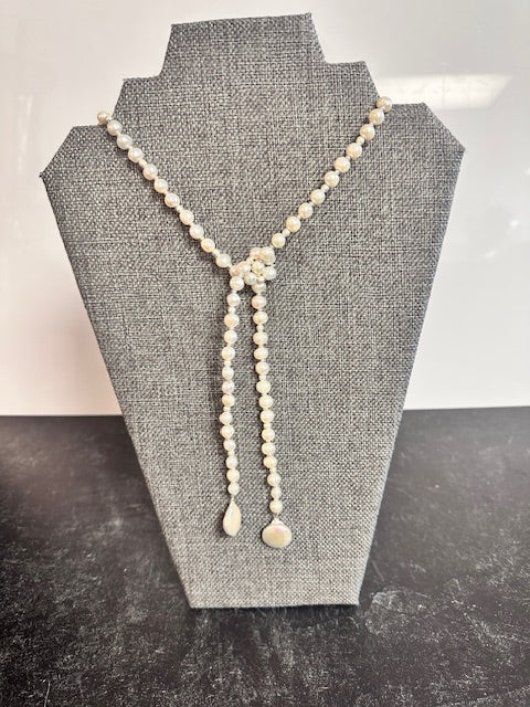 JANNIES JEWELS - NECKLACE - 69 PEARL LARIAT