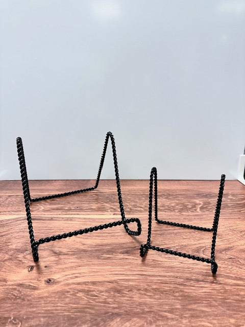 METAL PICTURE STAND - BLACK