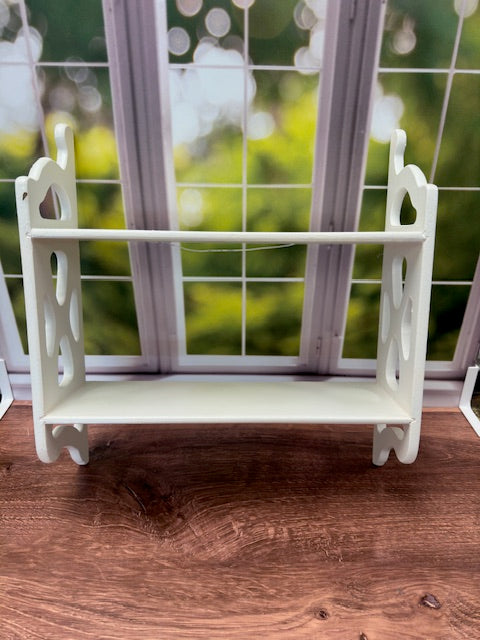 OLD PAINTED SHELF
