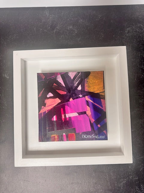 ORIGINAL ABSTRACT ARTWORK BY DEAN SHELTON - ASSORTED 6" x 6"