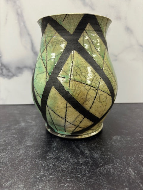 STUDIO WEST POTTERY - RAKU VASES