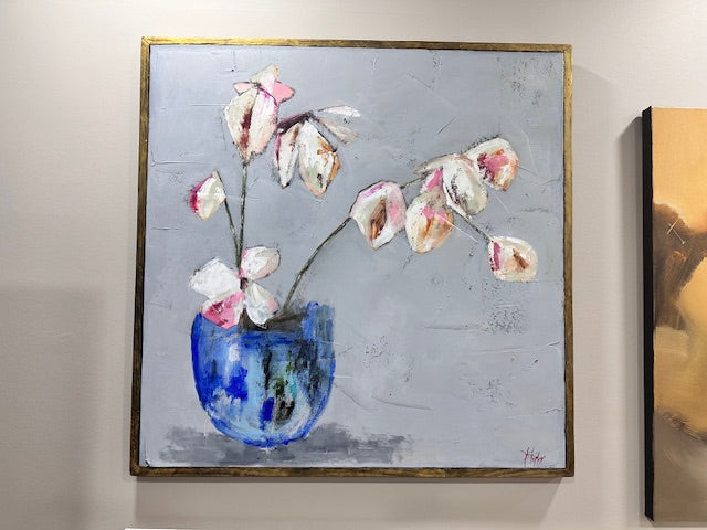 VICKI SHIPLEY ORIGINAL ARTWORK - "BLUES ORCHID JAZZZZZ!"