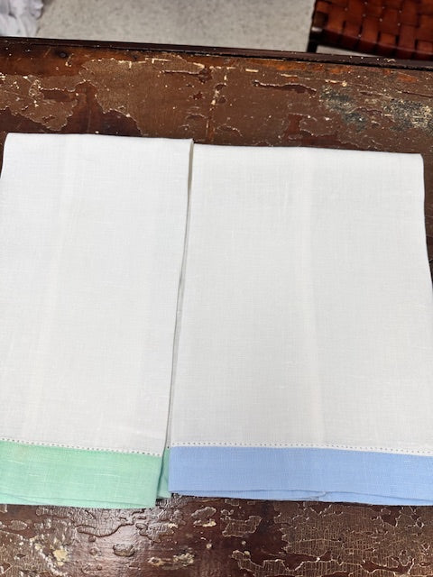 VINTAGE LINEN HAND TOWELS - ASSORTED