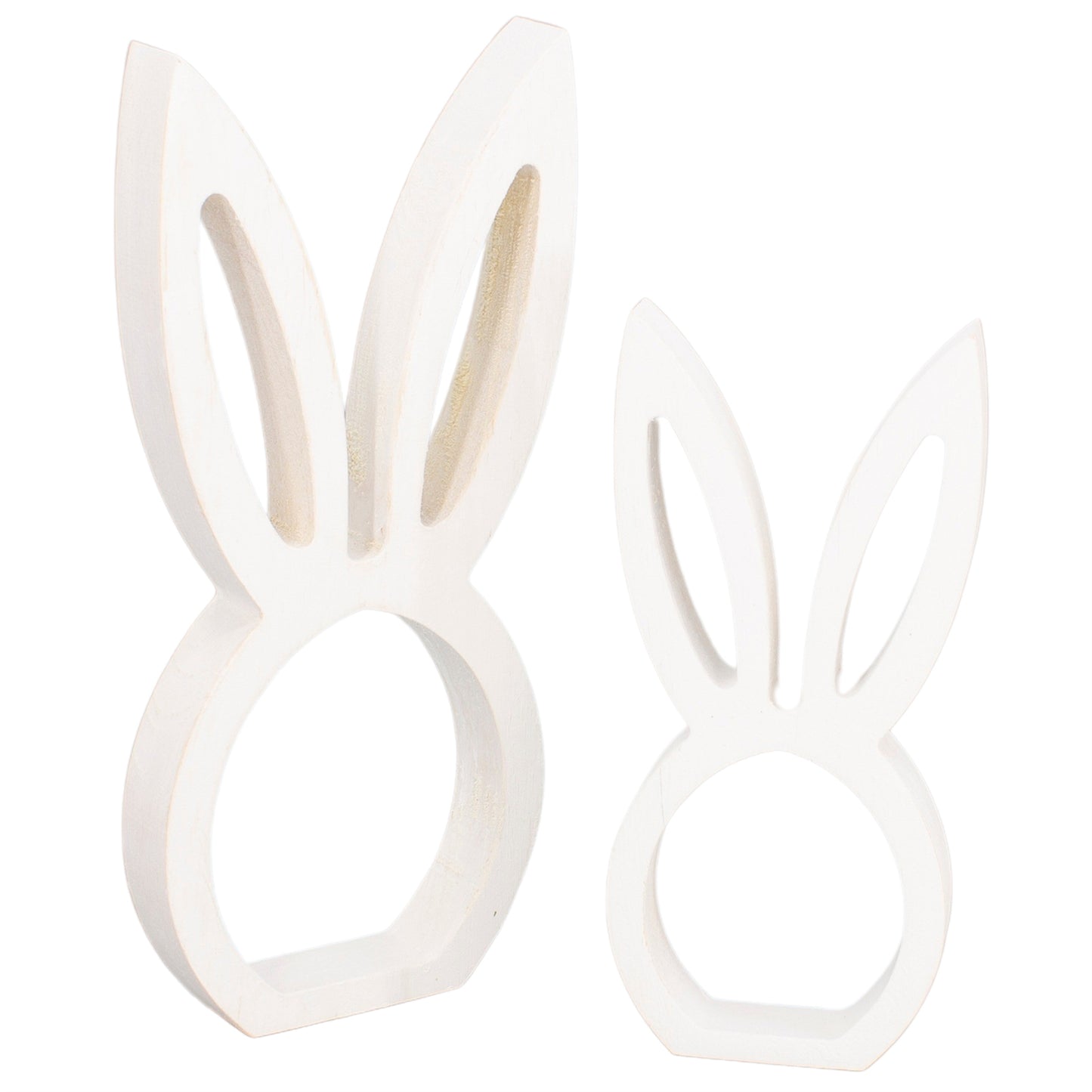 WHITE BUNNY HEAD CUTOUTS - ASSORTED