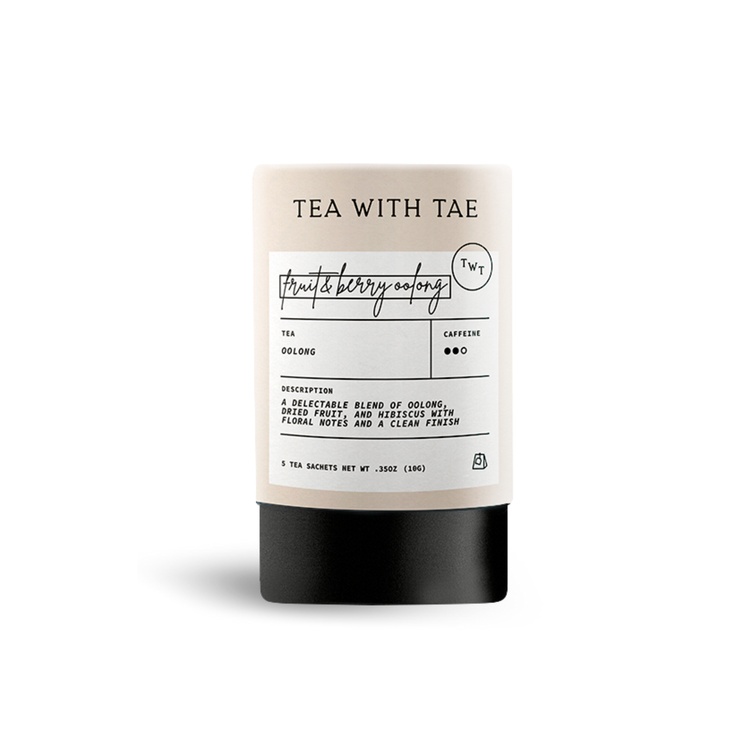 TEA WITH TAE Fruit & Berry Oolong Mini Tea Tube