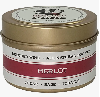 MERLOT TRAVEL TIN CANDLE