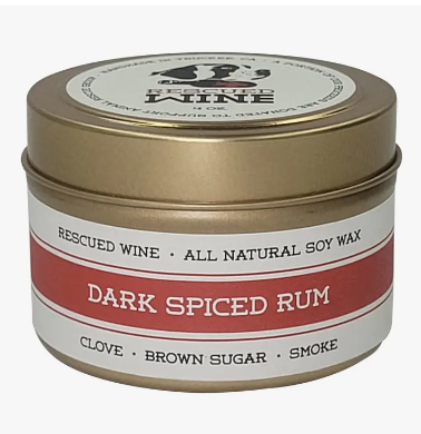 DARK SPICED RUM TRAVEL TIN CANDLE