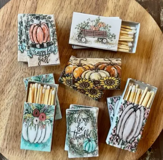 FALL MATCHBOX COLLECTIONS - 6 ASSORTED DESIGNS