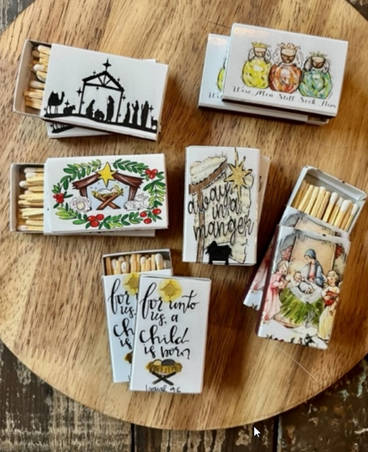 NATIVITY MATCHBOX COLLECTION - 6 ASSORTED DESIGNS