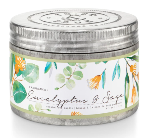 TRIED & TRUE EUCALYPTUS & SAGE SMALL TIN CANDLE