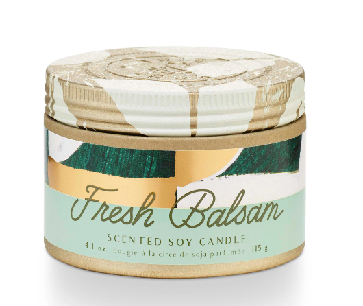 SEASONAL TRIED & TRUE FRESH BALSAM SMALL TIN CANDLE