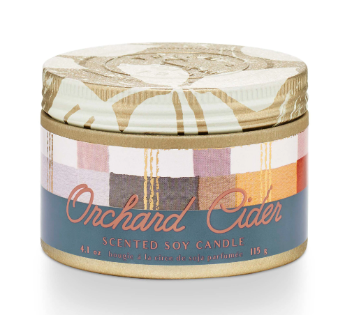 FALL TRIED & TRUE ORCHARD CIDER SMALL TIN CANDLE