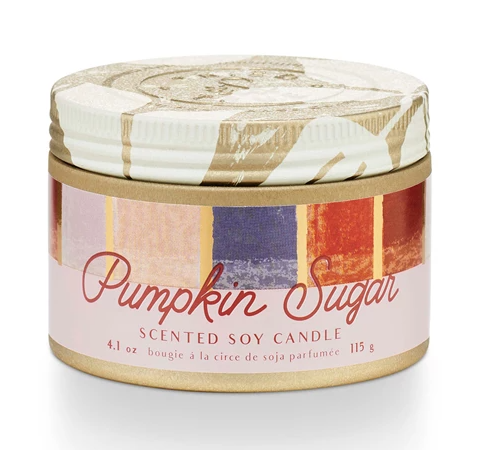 FALL TRIED & TRUE PUMPKIN SUGAR SMALL TIN CANDLE