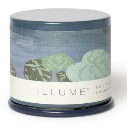 ILLUME HIDDEN LAKE DEMI VANITY TIN CANDLE