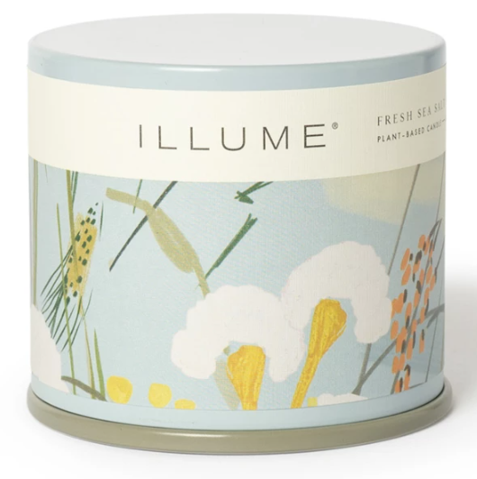 ILLUME FRESH SEASALT DEMI VANITY TIN CANDLE