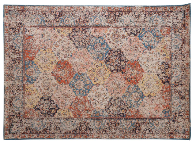 STONEWASHED WOVEN COTTON RUG