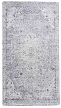 SEVILLE TURKISH INSPIRED BATH RUG -21X34 GRAY