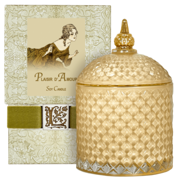 PLAISIR D'AMOUR LUXURY SOY CANDLE