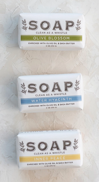 CLEAN AS A WHISTLE SCENTED TRIPLE MILLED BAR SOAP - INNER PEACE