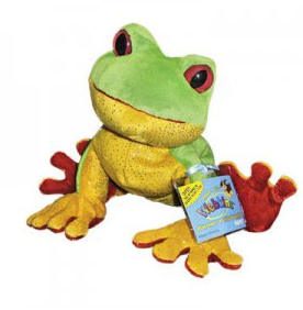 WEBKINZ PLUSH TREE FROG STUFFED TOY