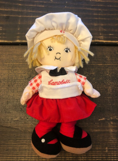 VINTAGE CAMPBELL SOUP KIDS BEANIE GIRL CHEF DOLL