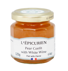 L'EPICURIEN CONFIT OF PEAR & WHITE WINE 4.4oz
