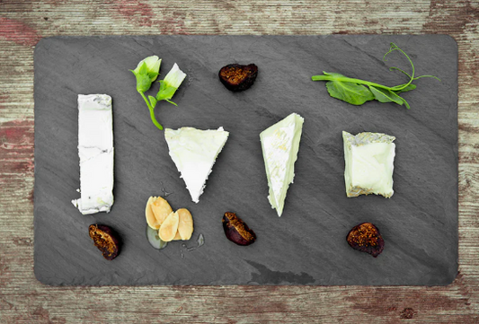 SLATE CHEESE BOARD WITH CHALK 7" x 12"