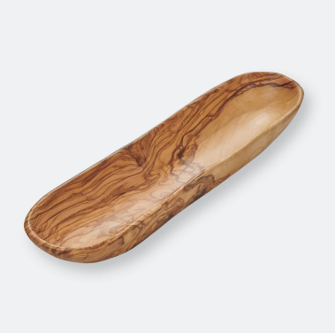 BERARD OLIVE WOOD BREAD BASKET 13.7"