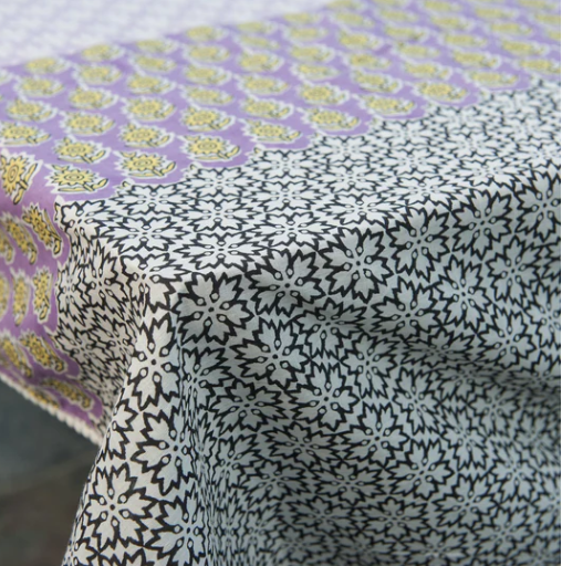 VERANDA TABLECLOTH- VIOLET DESIGN