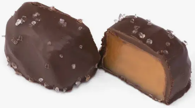 DARK CHOCOLATE SEA-SALT CARAMELS